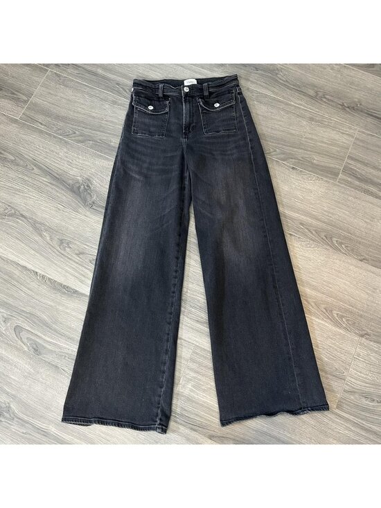 Citizens Of Humanity Denim - Citizens Of Humanity Jeans Womens 26 Raven Patch Pocket Wide Leg High Rise Denim